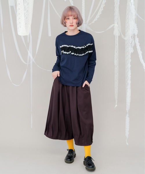 Chummyz@捨て活極み中 様　unica ツイルボンタンパンツ　 チャコール unica パンツ ツイルボンタンパンツ レディース : ZOZOTOWN