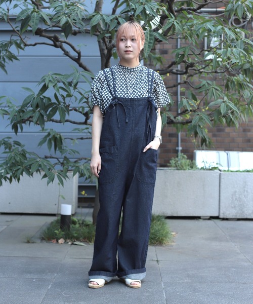 ブラウス シャツ 「Brocante / ブロカント」 インドプリント フロンセシャツ レディース Brocante ブラウス シャツ 「Brocante / ブロカント」 インド