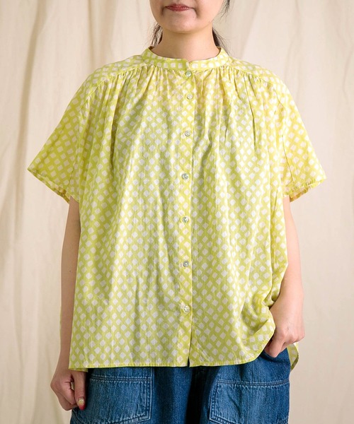Brocante ブラウス シャツ 夏 半袖 「Brocante &frasl; ブロカント