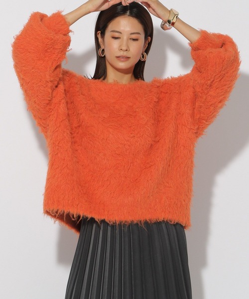 ニット セーター エアリーシャギープルオーバー/150348 レディース Elura ニット セーター エアリーシャギープルオーバー/150348