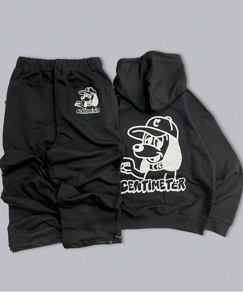 centimeter（センチメーター） パーカー CMT ruler pack set up メンズ