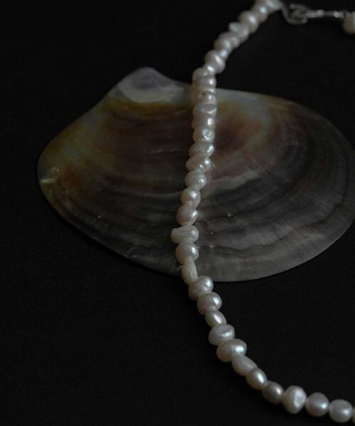 ネックレス SMELLY so’　pearl hook necklace レディースの画像