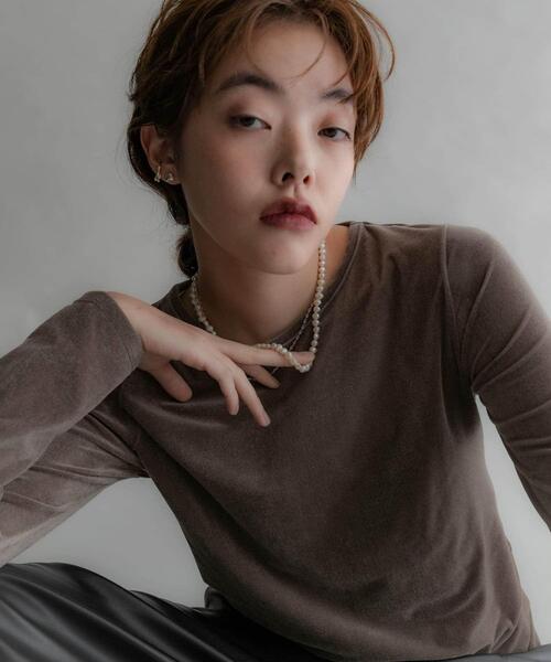 ネックレス SMELLY so’　pearl hook necklace レディースの画像