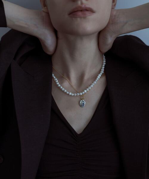 ネックレス SMELLY so’　pearl hook necklace レディースの画像