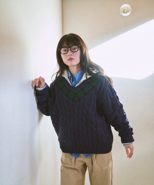 common gull products. ニット セーター gull school knit レディース
