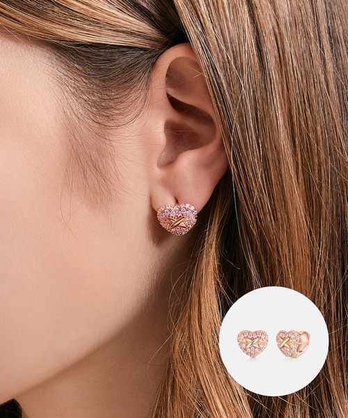 ピアス 「メトロシティ」クオレスターリングシルバーローズピアス レディース_6