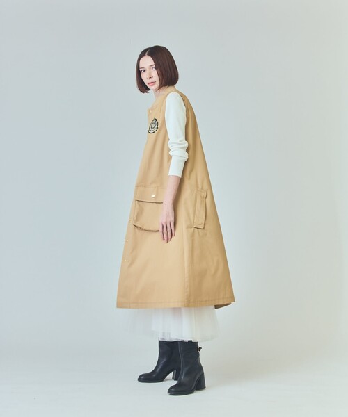ミリタリージャケット モッズコート ミリタリー3WAYコート レディースの画像