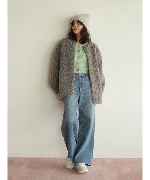 aere shaggy jacket coat 38 新品未使用　アエレ　コート 楽天市場】【新品】 aere / アエレ | Shaggy Jacket Coat