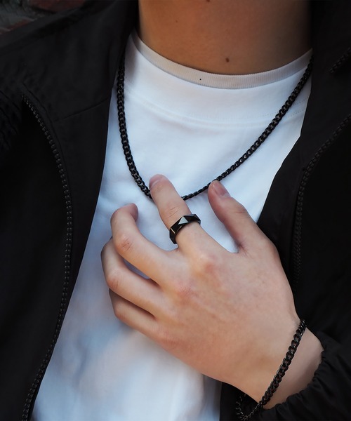 SBG by 7JEWELRY 指輪 リング SBG 六角形ミラーカットリング メンズ