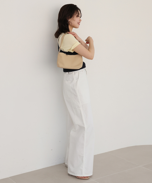 新作完売　SLOBE IENA H159 ベージュ A フリーサイズ バッグ SLOBE IENA ショルダーバッグ バッグ ナイロンBAG レディース