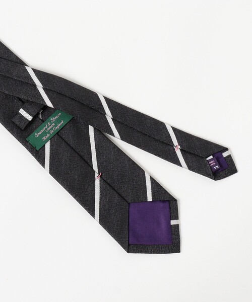 【新品未使用】Seaward & Stearn シルク ストライプネクタイ Seaward＆stearn ネクタイ Seaward ＆ Stearn / シルク