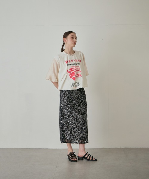 sale!ROSE BADレーススカート新品 ROSE BUD スカート レオパードレーススカート : ZOZOTOWN Yahoo