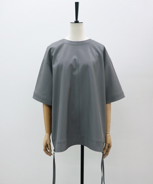 tシャツ マットレザー・Tシャツ レディース