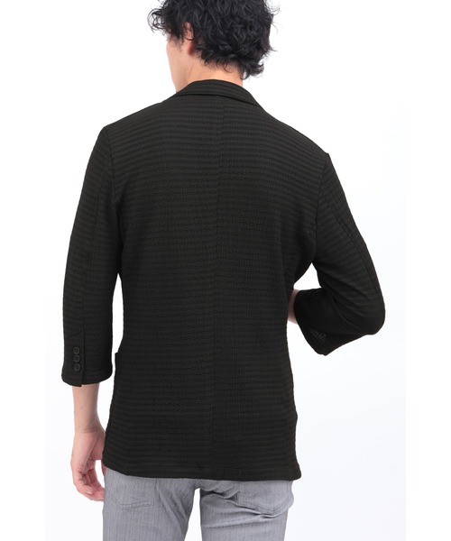 HIGH STREET∴４WAYエアリーバーク柄リンクス７分袖ジャケット TORNADO MART｜HIGH STREET∴4WAYエアリーバーク柄リンクス7分袖