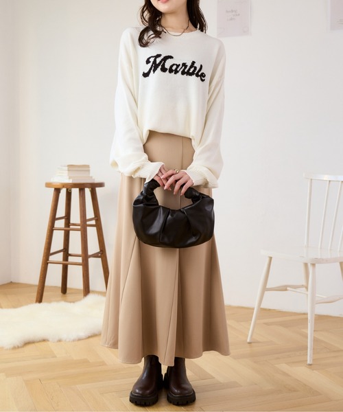 「Ada.」 長袖ニット FREE オフホワイト レディース_画像2