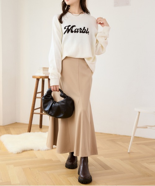 「Ada.」 長袖ニット FREE オフホワイト レディース_画像4