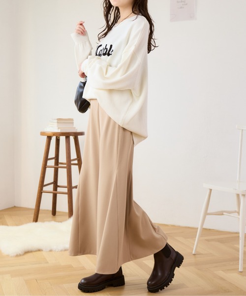 「Ada.」 長袖ニット FREE オフホワイト レディース_画像5