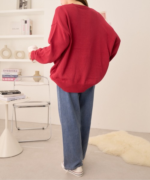 「Ada.」 長袖ニット FREE オフホワイト レディース_画像8