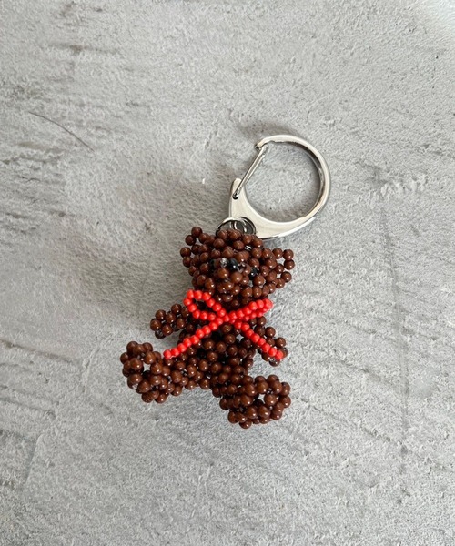 Me%（ミィパーセント） キーホルダー ビーズクマキーチャーム 308670