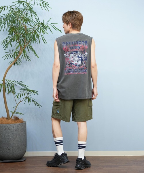 D&G タンクトップ S DC SHOES タンクトップ DC/ディーシー バックプリント