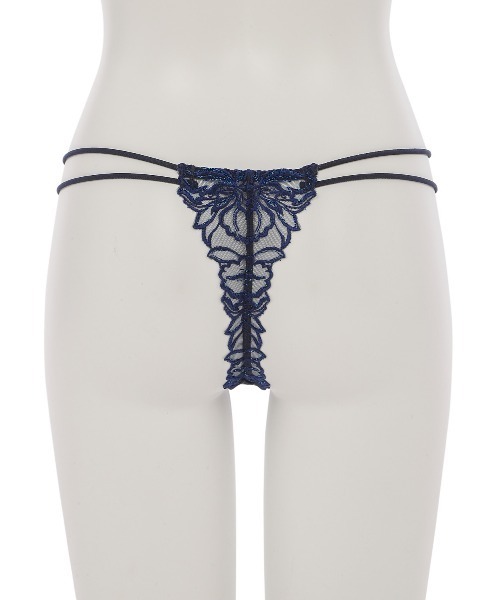 Ravijour★ツルツルとろみサテンTバックショーツパンツ下着★ピンクリボン★ Ravijour - Ravijour☆ツルツルとろみサテンTバックショーツ