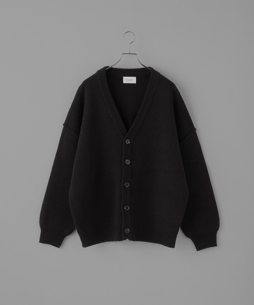 「CIASENSE」 ニットカーディガン M ブラック メンズ_画像9