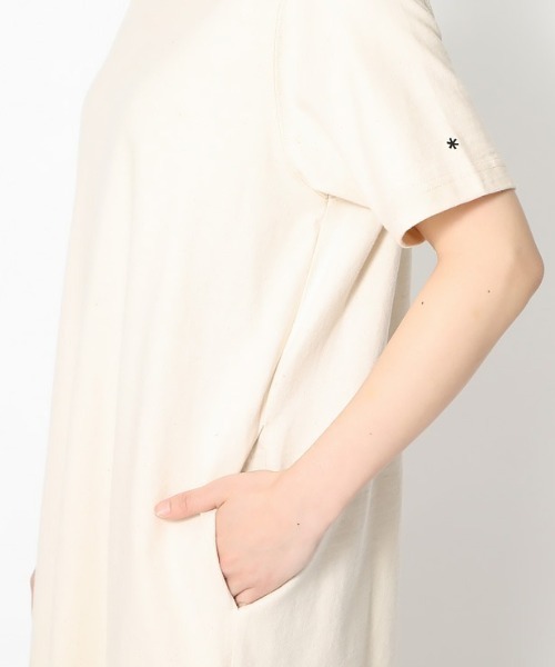 ワンピース  Peak / リサイクルコットンドレス　アイボリー　2 snow peak（スノーピーク） ワンピース Snow Peak / Recycled Cotton