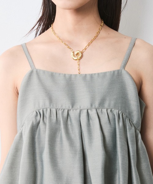 CHIC STYLE ブラウス シャツ バルーンキャミソール「大きい