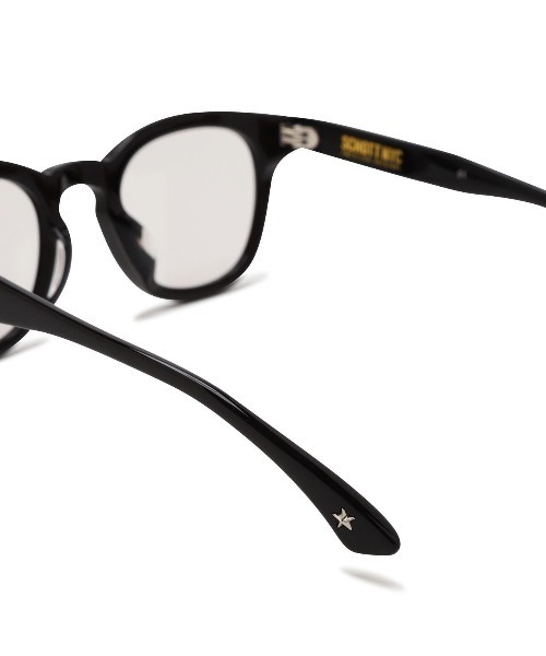 SCHOTT ブラックフレームサングラス Schott N.Y.C（ショット） サングラス SCHOTT-サングラス メンズ