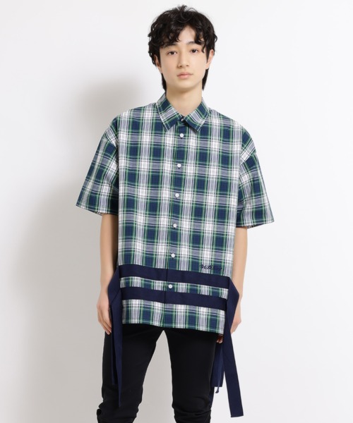 ブラウス シャツ CHECK シャツ レディース メンズ