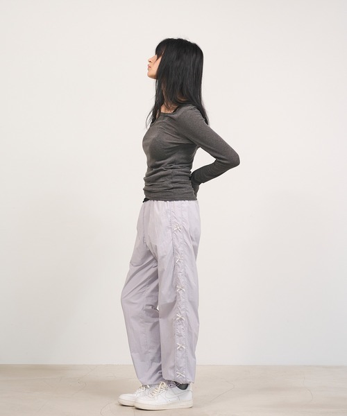 tシャツ 「Nora Lily」「elle」Design Cut L/S Pull Top Set レディース Nora Lily tシャツ 「Nora Lily」「elle」Design Cut L/S Pull