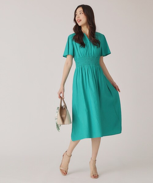 COUP DE CHANCE（クードシャンス） ワンピース 「洗える／裏なし」ゴム