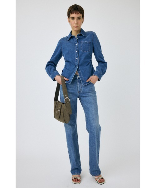 マウジーデニムブラウス moussy - MOUSSY デニムブラウスの通販 by pearpie's shop｜マウジー