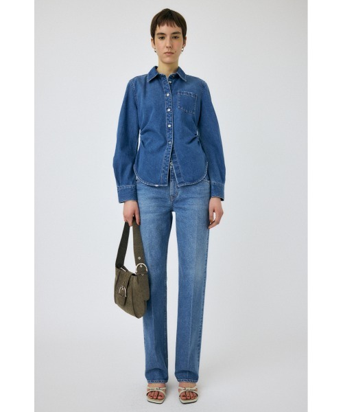 moussy デニムブラウス 26年SS新作】DENIM PUFF ブラウス（シャツ/ブラウス）｜MOUSSY