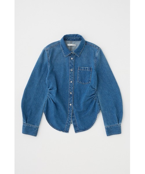 MOUSSY（マウジー） ブラウス シャツ WAIST FIT DENIM シャツ