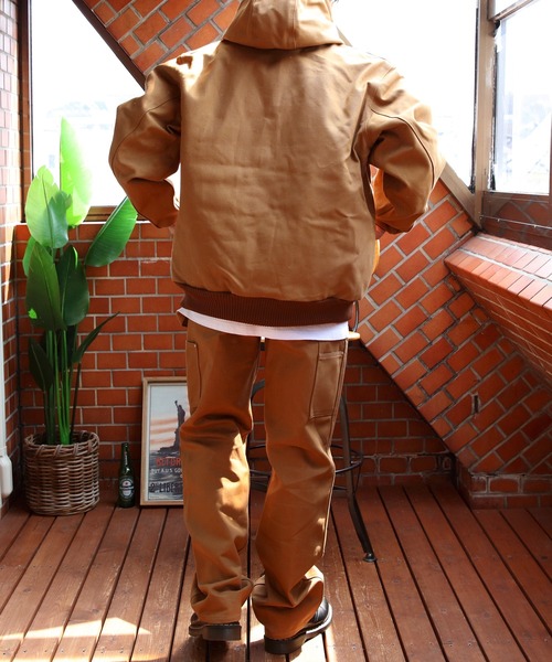 Carhartt アクティブジャケット ダークブラウン J130DKB サイズL Carhartt カーハート J130 ウォッシュドダック インサレート