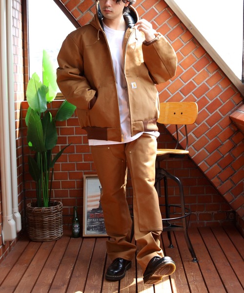Carhartt ダックパーカー Carhartt ブルゾン アウター カーハート ダックキルティング