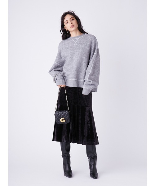 「Mila Owen」 スウェットカットソー 0 グリーン レディース