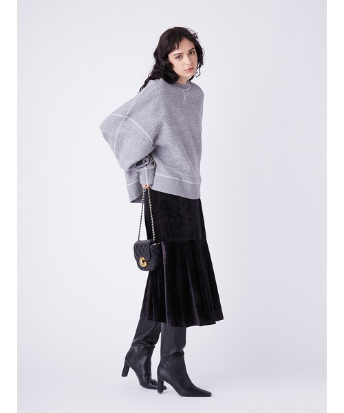 「Mila Owen」 スウェットカットソー 0 グリーン レディース