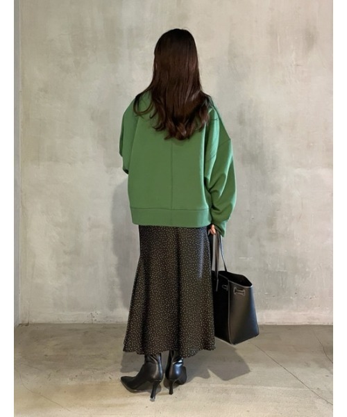 「Mila Owen」 スウェットカットソー 0 グリーン レディース