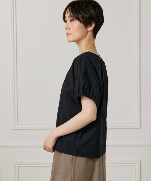 tシャツ 「撥水加工」ビヨンドタイプライター キャザースリーブブラウス レディース