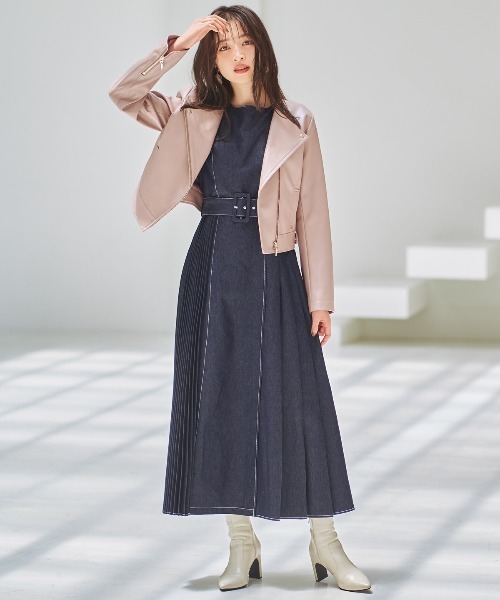 「WILLSELECTION」 ライダースジャケット MEDIUM ブラック レディース_画像4