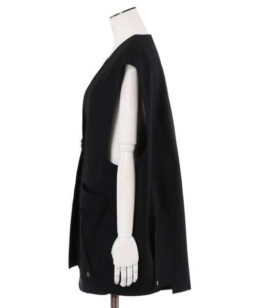 UN3D.（アンスリード） ベスト ジレ SHEER POCKET 2WAY COCOON VEST