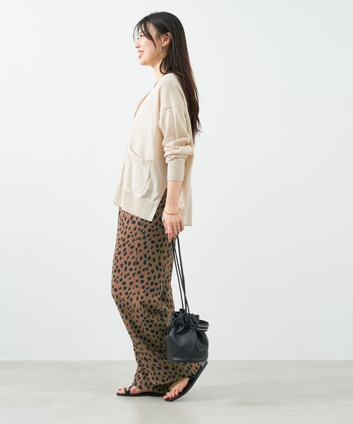 MICA&DEAL 新品未使用　パンツ MICA&DEAL パンツ プリントストレートパンツ レディース
