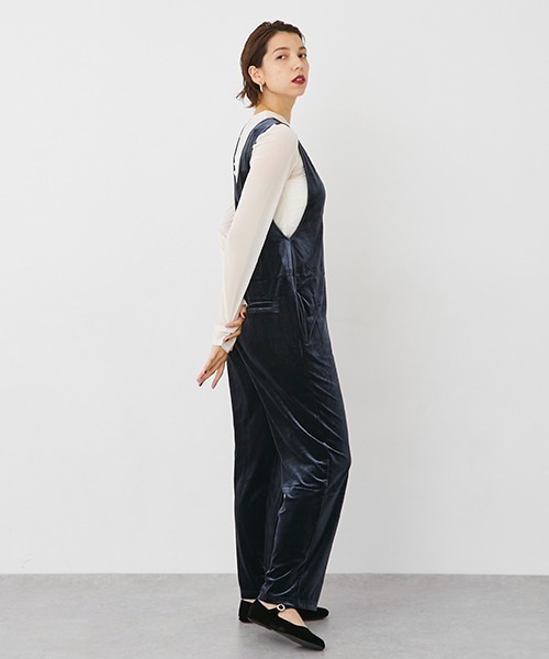 「petit main LIEN」 オーバーオール FREE ブラック レディース_画像4