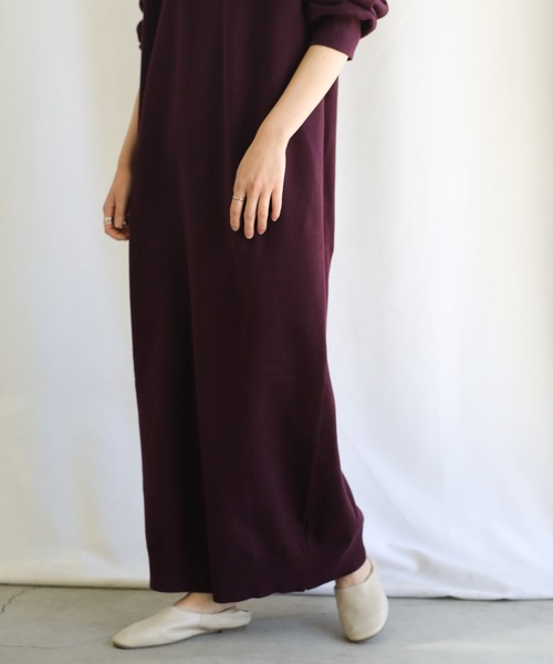 「select MOCA」 ニットワンピース FREE アイボリー レディース_画像2