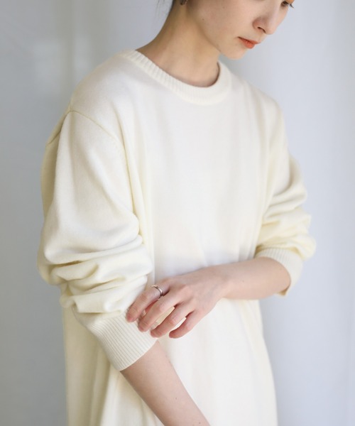 「select MOCA」 ニットワンピース FREE アイボリー レディース_画像3
