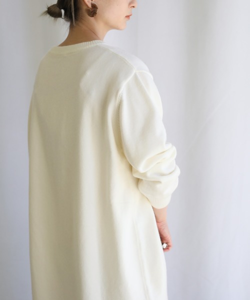 「select MOCA」 ニットワンピース FREE アイボリー レディース_画像6