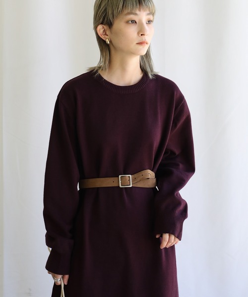 「select MOCA」 ニットワンピース FREE アイボリー レディース_画像8