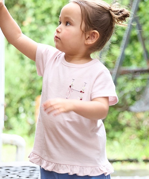 tシャツ 「プティプラ」アルファベットTシャツ キッズ 子供服 女の子 | petit main | 08